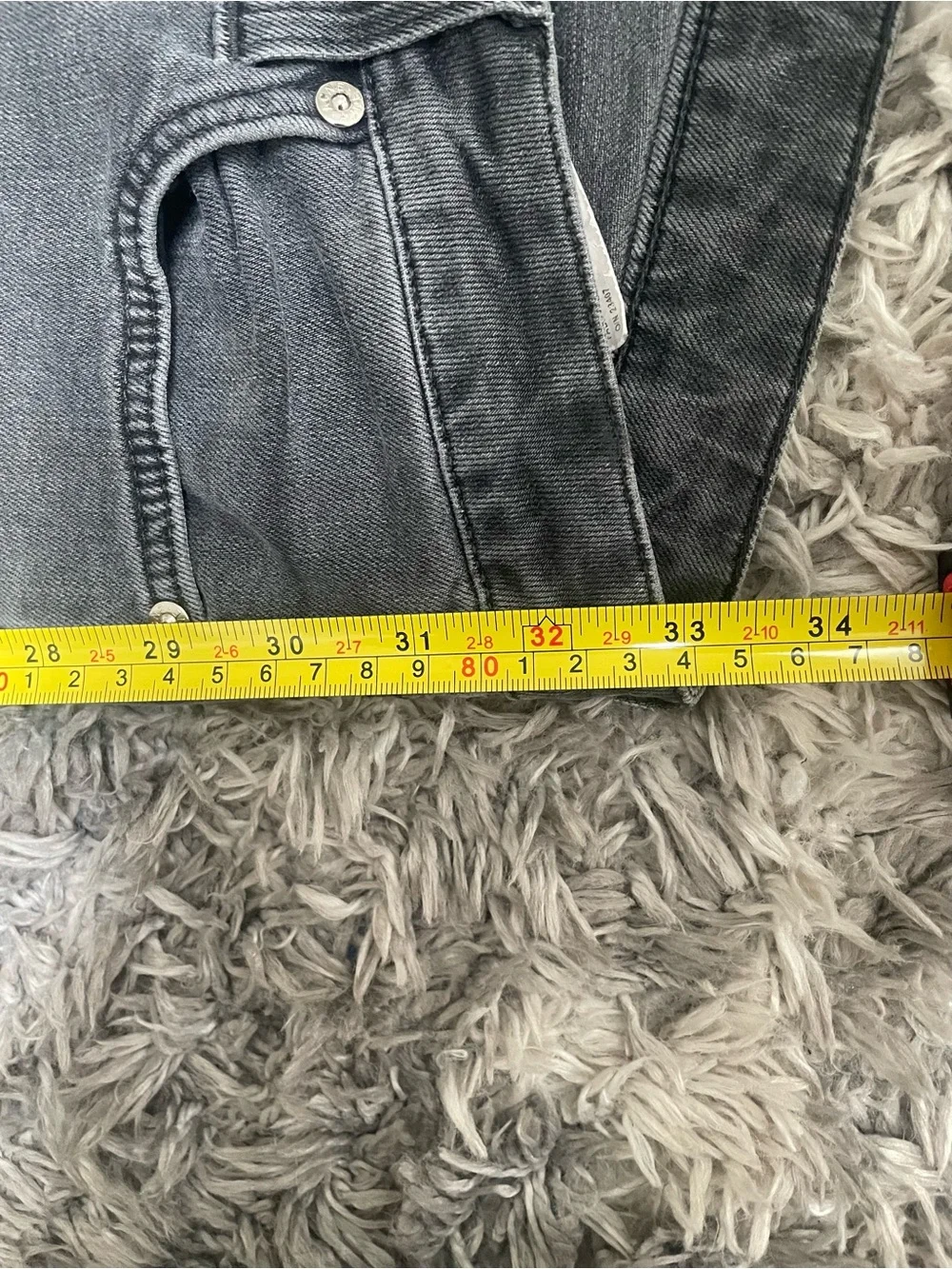 Acne Flex Grey Basement Jeans Size 28/32